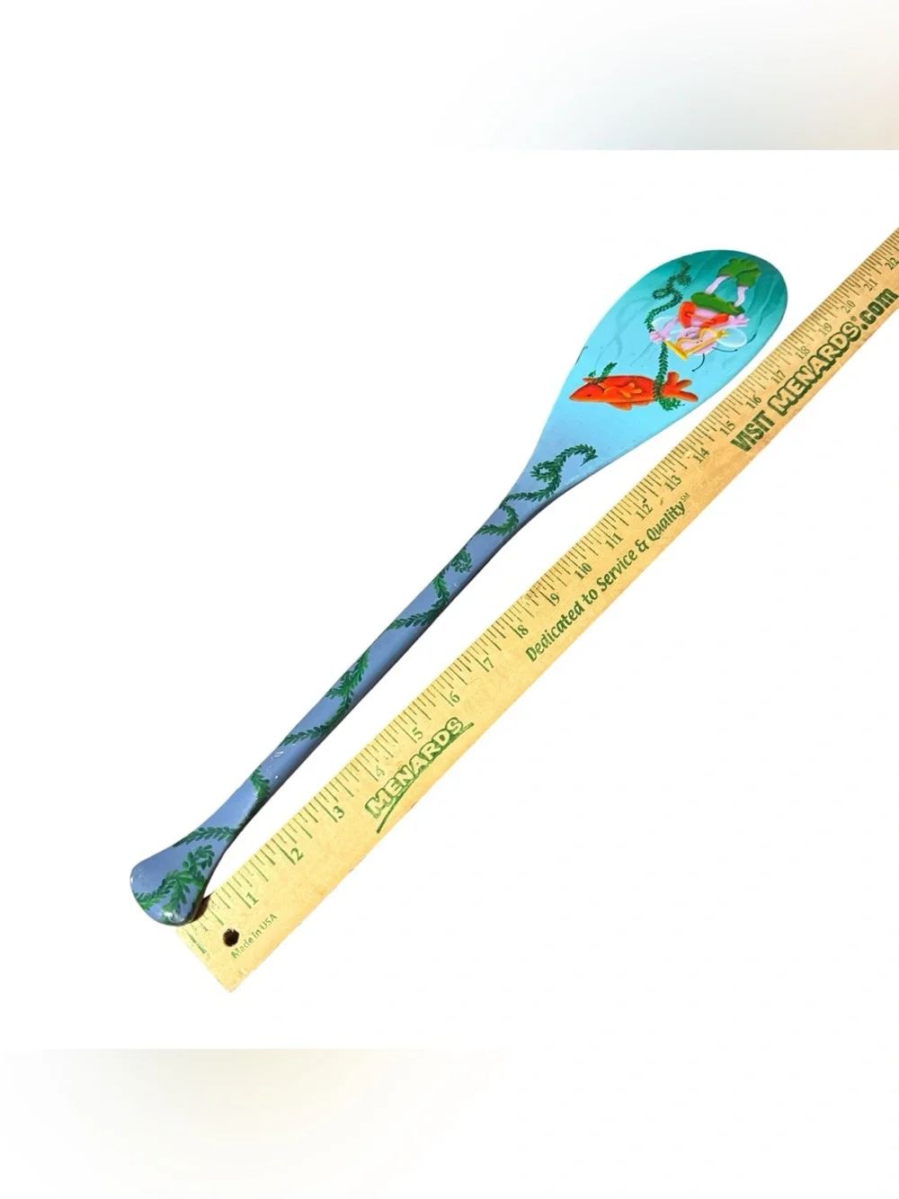 Handpainted Paddle Whimsical Fish Cute Bug Bath Decor Beach Nautical